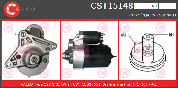 Casco CST15148RS Starter CST15148RS: Buy near me in Poland at 2407.PL - Good price!