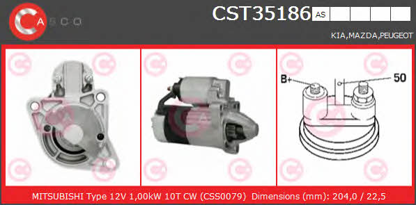Casco CST35186AS Starter CST35186AS: Buy near me in Poland at 2407.PL - Good price!