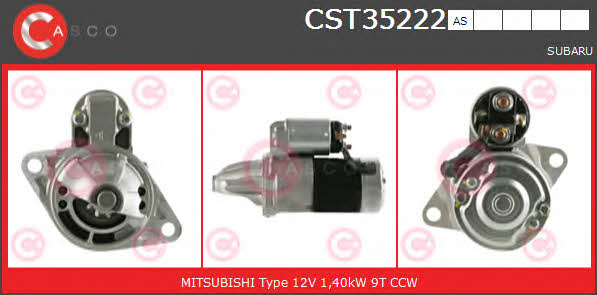 Casco CST35222AS Starter CST35222AS: Buy near me in Poland at 2407.PL - Good price!