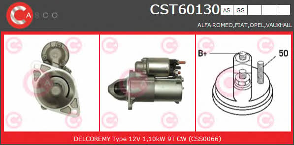 Casco CST60130AS Стартер CST60130AS: Отличная цена - Купить в Польше на 2407.PL!