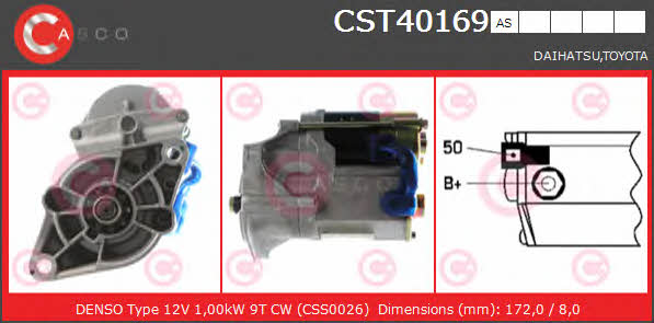 Casco CST40169AS Стартер CST40169AS: Отличная цена - Купить в Польше на 2407.PL!
