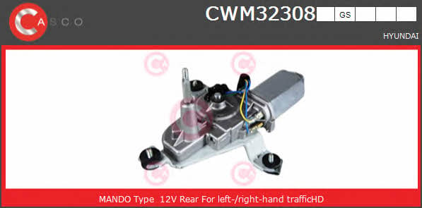 Casco CWM32308GS Мотор склоочисника CWM32308GS: Приваблива ціна - Купити у Польщі на 2407.PL!