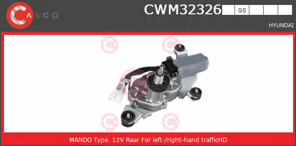 Casco CWM32326GS Silnik wycieraczki szyby CWM32326GS: Dobra cena w Polsce na 2407.PL - Kup Teraz!