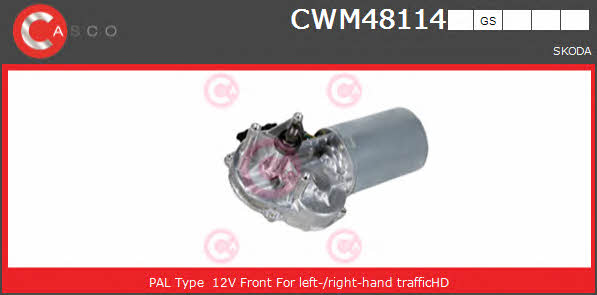 Casco CWM48114GS Wipe motor CWM48114GS: Buy near me at 2407.PL in Poland at an Affordable price!