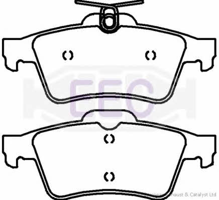 EEC BRP1448 Brake Pad Set, disc brake BRP1448: Buy near me in Poland at 2407.PL - Good price!