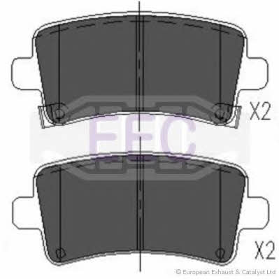 EEC BRP1697 Brake Pad Set, disc brake BRP1697: Buy near me in Poland at 2407.PL - Good price!