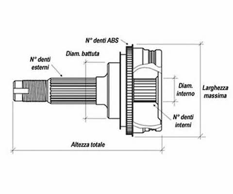 Kaishin 3183004 CV joint 3183004: Buy near me in Poland at 2407.PL - Good price!