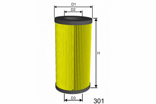 Misfat L040 Oil Filter L040: Buy near me in Poland at 2407.PL - Good price!