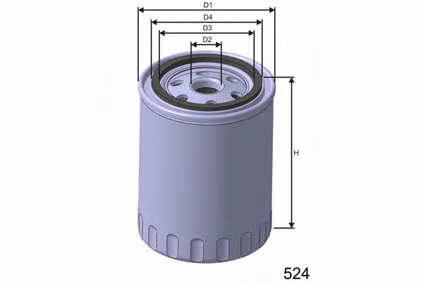 Misfat Z164 Ölfilter Z164: Kaufen Sie zu einem guten Preis in Polen bei 2407.PL!