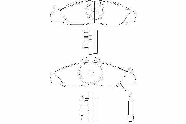 Wagner WBP23230A Brake Pad Set, disc brake WBP23230A: Buy near me at 2407.PL in Poland at an Affordable price!