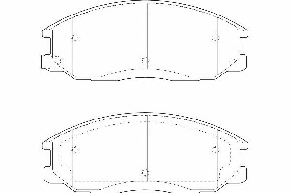 Wagner WBP23569A Brake Pad Set, disc brake WBP23569A: Buy near me in Poland at 2407.PL - Good price!