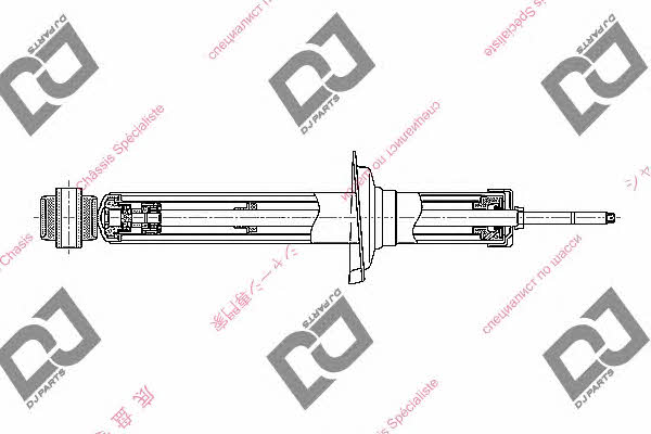 Dj parts DS1145GT Rear oil and gas suspension shock absorber DS1145GT: Buy near me in Poland at 2407.PL - Good price!