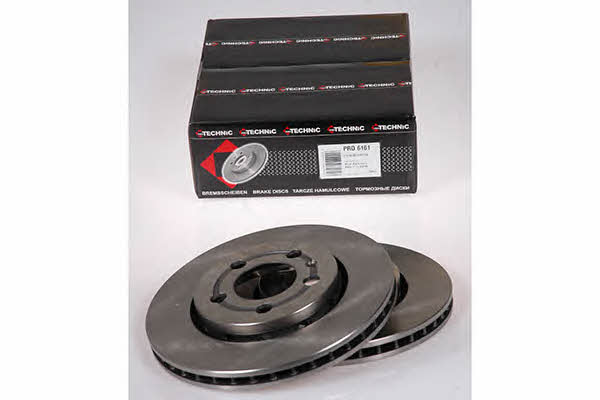 Protechnic PRD6161 Rear ventilated brake disc PRD6161: Buy near me in Poland at 2407.PL - Good price!