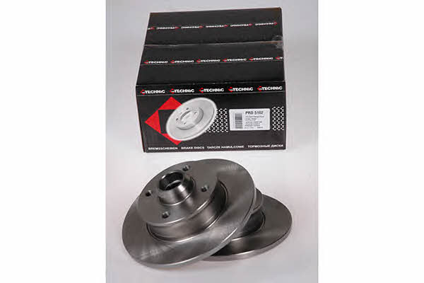 Protechnic PRD5102 Rear brake disc, non-ventilated PRD5102: Buy near me in Poland at 2407.PL - Good price!