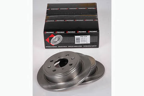 Protechnic PRD5146 Rear brake disc, non-ventilated PRD5146: Buy near me in Poland at 2407.PL - Good price!