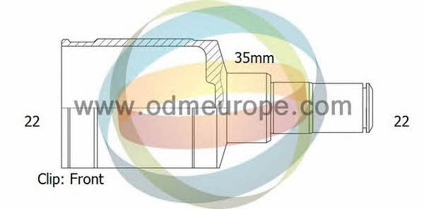 Odm-multiparts 14-236040 CV joint 14236040: Buy near me in Poland at 2407.PL - Good price!