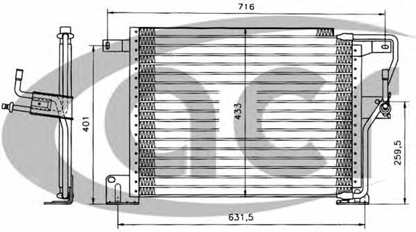 ACR 300064 Радиатор кондиционера (Конденсатор) 300064: Отличная цена - Купить в Польше на 2407.PL!