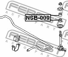 Tuleja przedniego stabilizatora Febest NSB-009