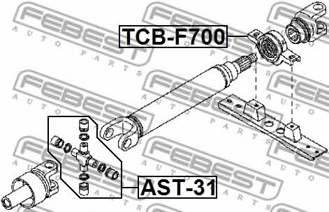 Купить Febest TCB-F700 по низкой цене в Польше!