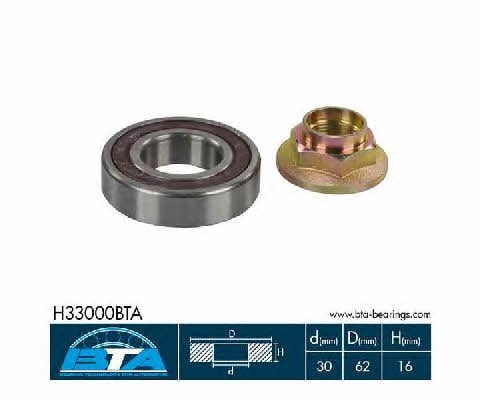 BTA H33000BTA Drive shaft bearing H33000BTA: Buy near me in Poland at 2407.PL - Good price!