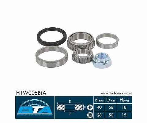 BTA H1W005BTA Front Wheel Bearing Kit H1W005BTA: Buy near me in Poland at 2407.PL - Good price!