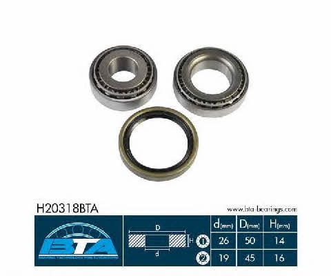 BTA H20318BTA Wheel bearing kit H20318BTA: Buy near me in Poland at 2407.PL - Good price!