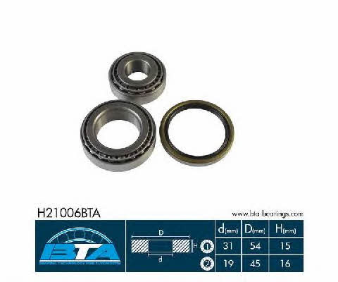 BTA H21006BTA Wheel bearing kit H21006BTA: Buy near me in Poland at 2407.PL - Good price!