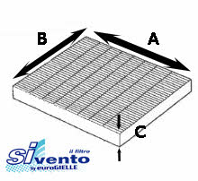 Sivento G102 Activated Carbon Cabin Filter G102: Buy near me in Poland at 2407.PL - Good price!