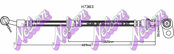 Brovex-Nelson H7383 Тормозной шланг H7383: Отличная цена - Купить в Польше на 2407.PL!