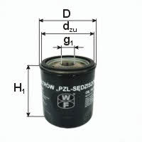 PZL Sedziszow PBP822 Oil Filter PBP822: Buy near me in Poland at 2407.PL - Good price!