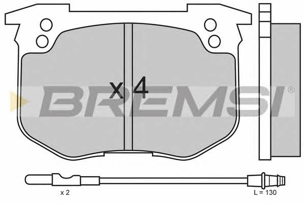Bremsi BP2159 Brake Pad Set, disc brake BP2159: Buy near me in Poland at 2407.PL - Good price!