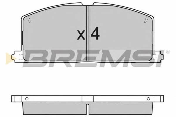 Bremsi BP2255 Тормозные колодки дисковые, комплект BP2255: Отличная цена - Купить в Польше на 2407.PL!