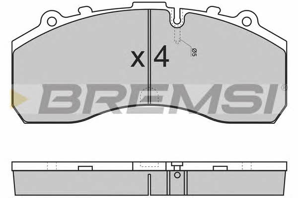 Bremsi BP7278 Brake Pad Set, disc brake BP7278: Buy near me in Poland at 2407.PL - Good price!