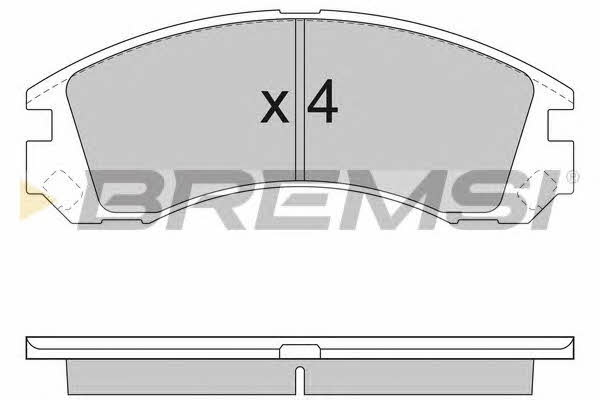 Bremsi BP2953 Brake Pad Set, disc brake BP2953: Buy near me in Poland at 2407.PL - Good price!
