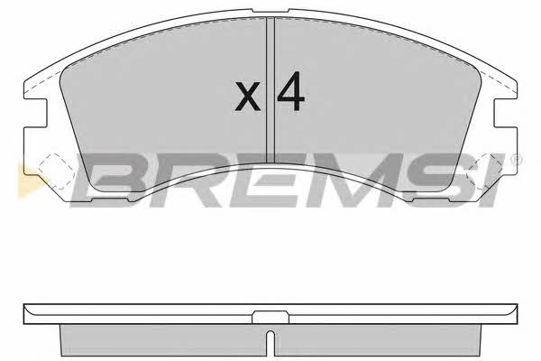 Bremsi BP2953 Scheibenbremsbeläge, Set BP2953: Kaufen Sie zu einem guten Preis in Polen bei 2407.PL!