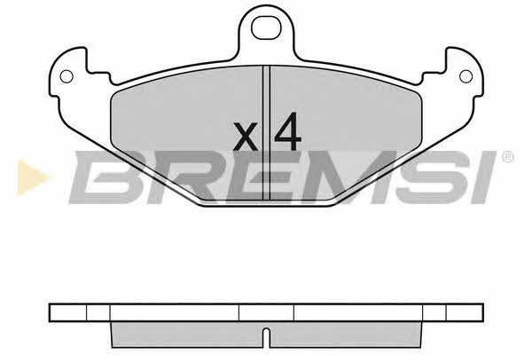 Bremsi BP3033 Brake Pad Set, disc brake BP3033: Buy near me in Poland at 2407.PL - Good price!