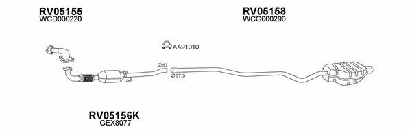 Veneporte 050057 Abgasanlage 050057: Kaufen Sie zu einem guten Preis in Polen bei 2407.PL!