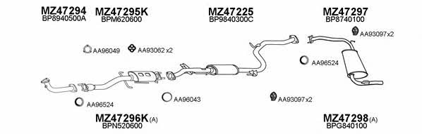  470045 Abgasanlage 470045: Kaufen Sie zu einem guten Preis in Polen bei 2407.PL!