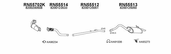 Veneporte 550398 Exhaust system 550398: Buy near me in Poland at 2407.PL - Good price!