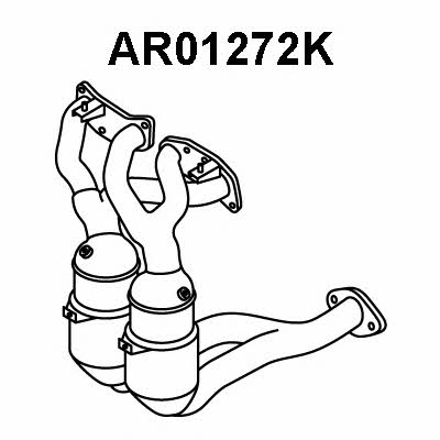 Veneporte AR01272K Catalytic Converter AR01272K: Buy near me in Poland at 2407.PL - Good price!