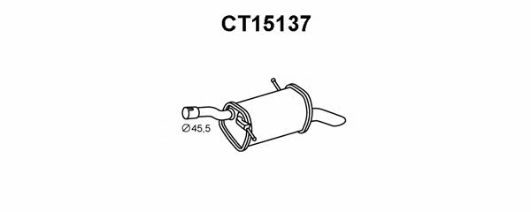 Veneporte CT15137 End Silencer CT15137: Buy near me in Poland at 2407.PL - Good price!