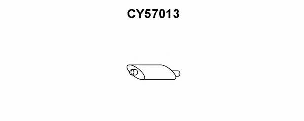 Veneporte CY57013 Tłumik, część tylna CY57013: Atrakcyjna cena w Polsce na 2407.PL - Zamów teraz!