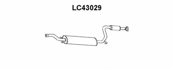 Veneporte LC43029 Глушитель, средняя часть LC43029: Отличная цена - Купить в Польше на 2407.PL!