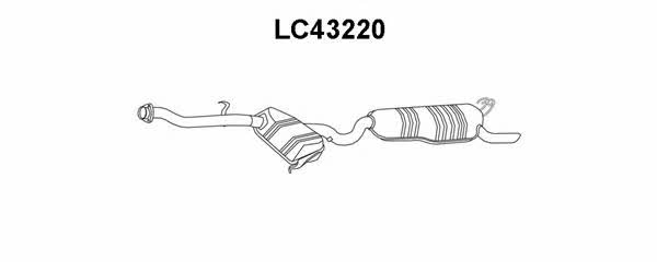 Veneporte LC43220 End Silencer LC43220: Buy near me in Poland at 2407.PL - Good price!