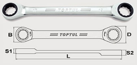 Toptul AOAG1719 Auto part AOAG1719: Buy near me in Poland at 2407.PL - Good price!