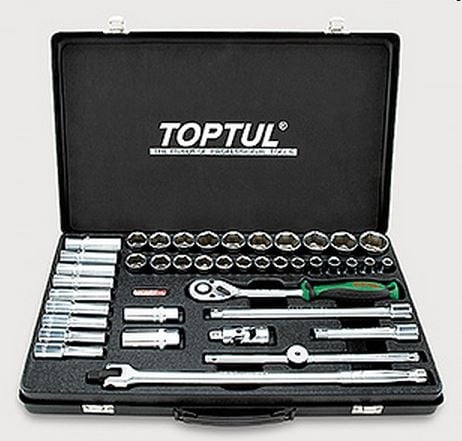 Toptul GCAD4102 Combination tool kit 1/2 "(short + long heads) GCAD4102: Buy near me in Poland at 2407.PL - Good price!
