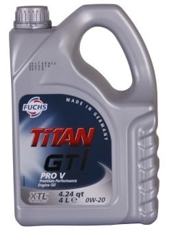 Fuchs 600998073 Engine oil Fuchs Titan Gt1 Pro V 0W-20, 4L 600998073: Buy near me at 2407.PL in Poland at an Affordable price!