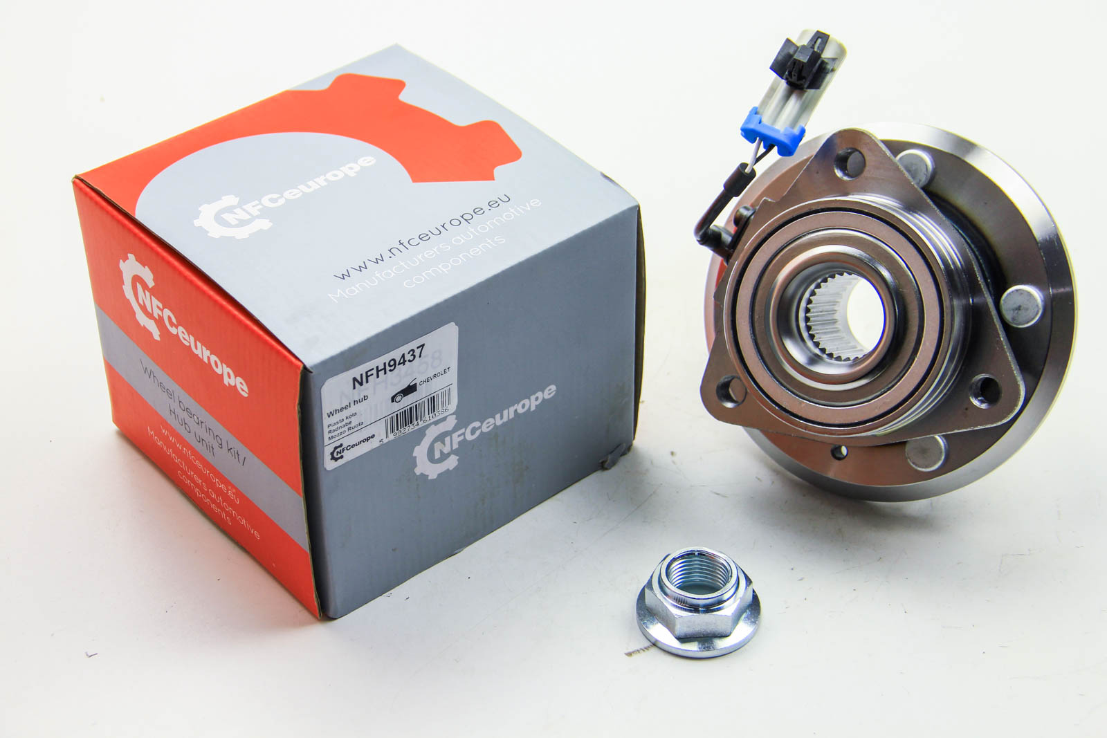 NFC Europe NFH9437 Wheel hub with front bearing NFH9437: Buy near me in Poland at 2407.PL - Good price!