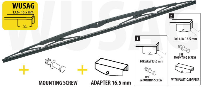 Oximo WUSAG713 Wiper blade 700 mm (28") WUSAG713: Buy near me in Poland at 2407.PL - Good price!