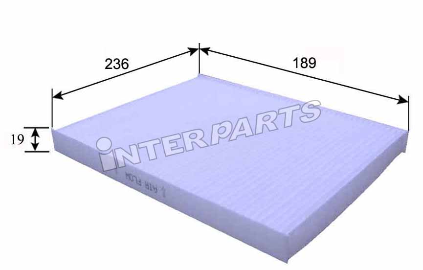 Interparts filter IPCA-H020 Filtr kabinowy IPCAH020: Dobra cena w Polsce na 2407.PL - Kup Teraz!